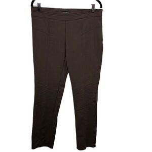 Flavio Castellani Brown Moto Style Pants Women's Sz 46 / M